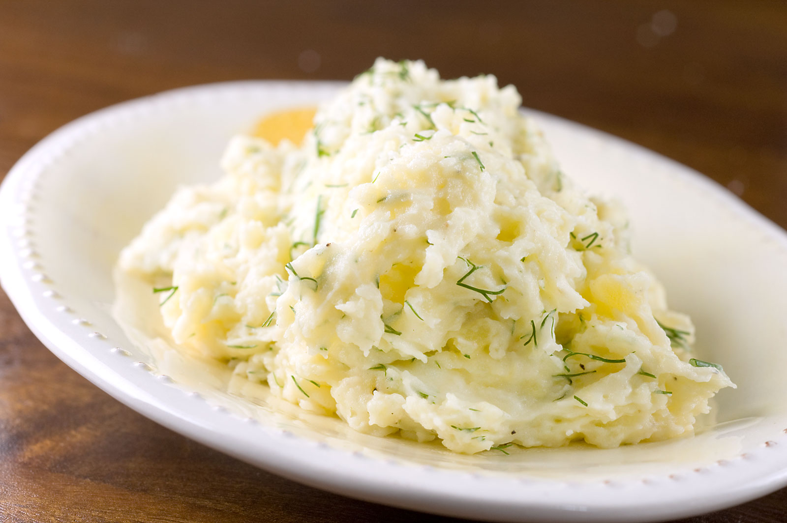 Mashed Rutabaga with Sour Cream and Dill