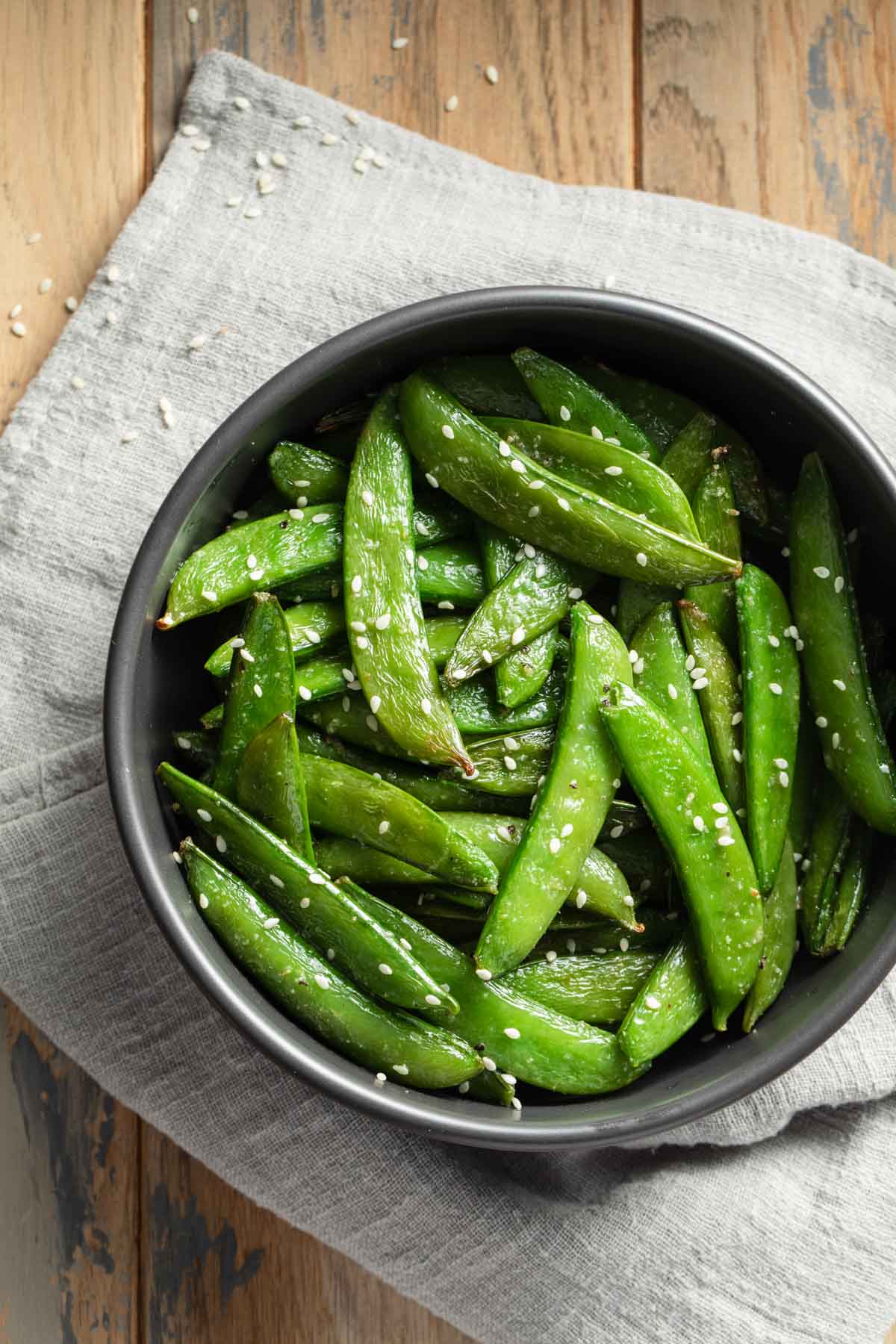 AIR FRYER SNAP PEAS