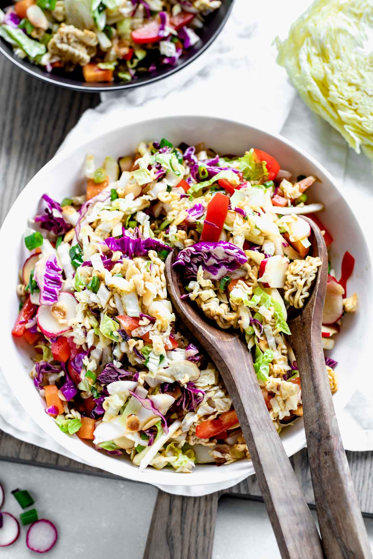 Napa Cabbage Ramen Noodle Salad