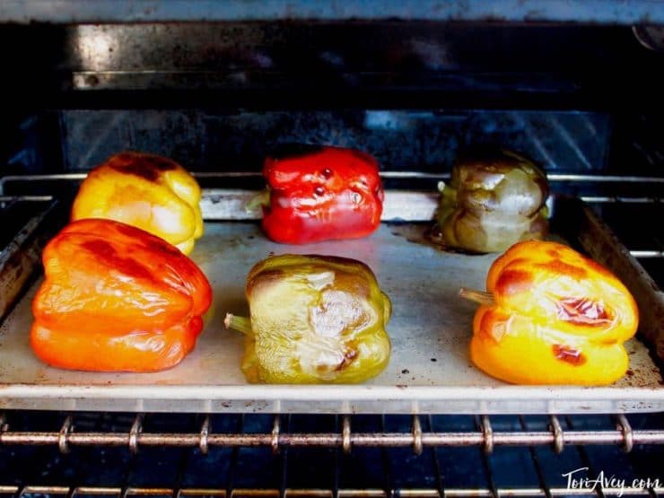 How to Roast Bell Peppers