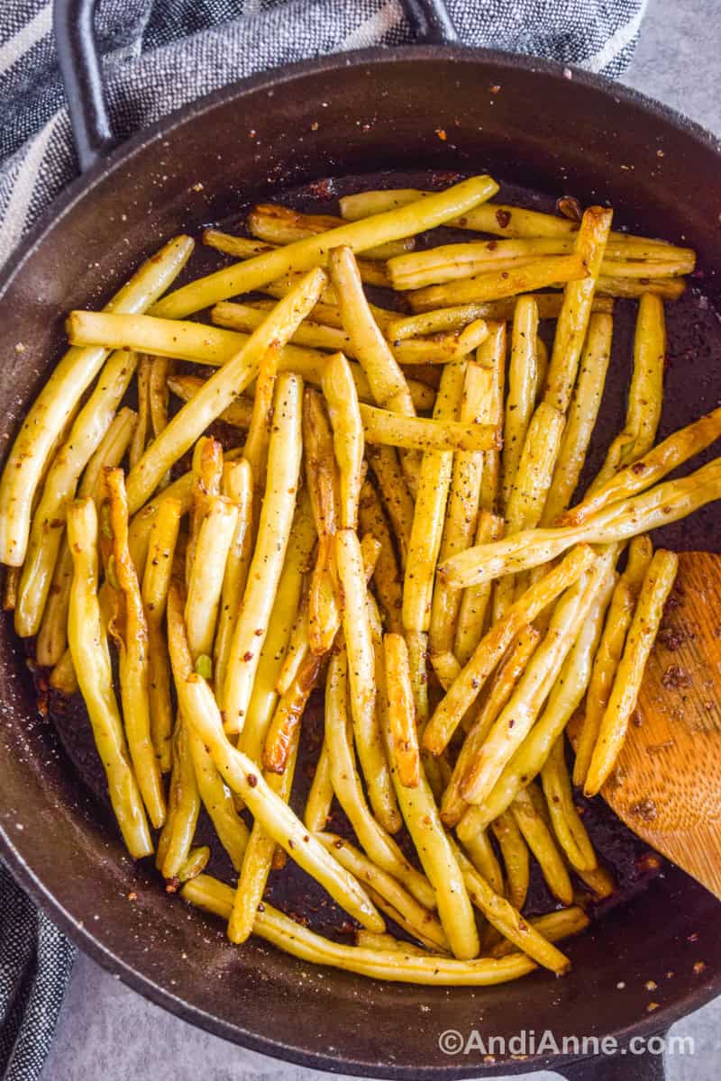 Garlic Butter Yellow Beans