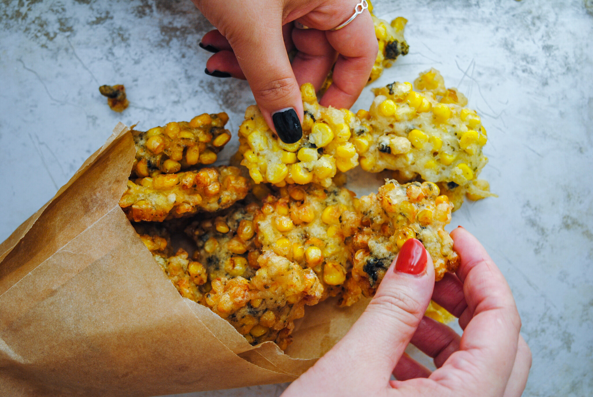 JAPANESE TEMPURA CORN FRITTERS