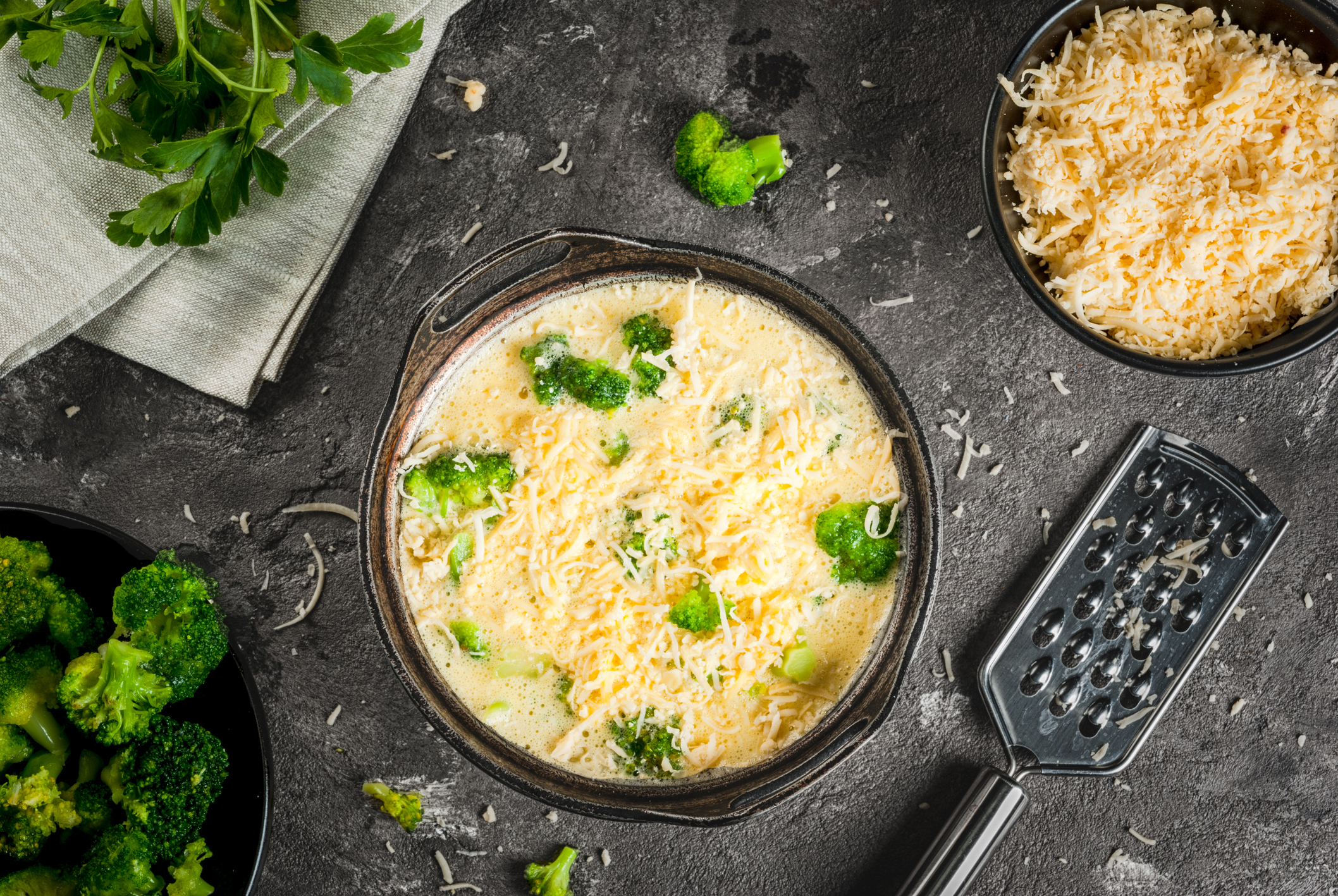  Broccoli Cheddar Quiche with Loaded Potato Crust