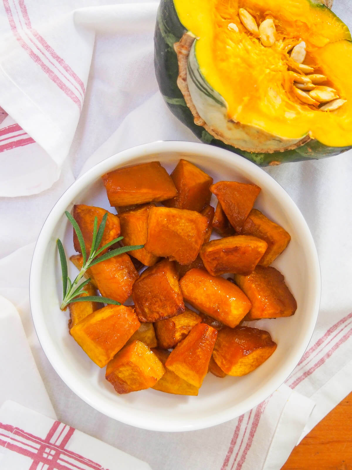 Maple-Roasted Buttercup Squash