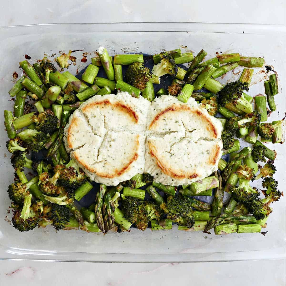 Creamy Asparagus Broccoli Pasta