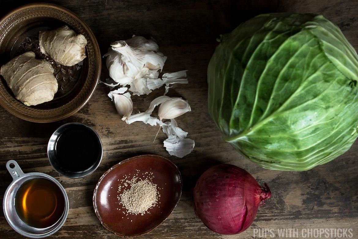 Chinese Stir-Fried Cabbage with Ginger Soy