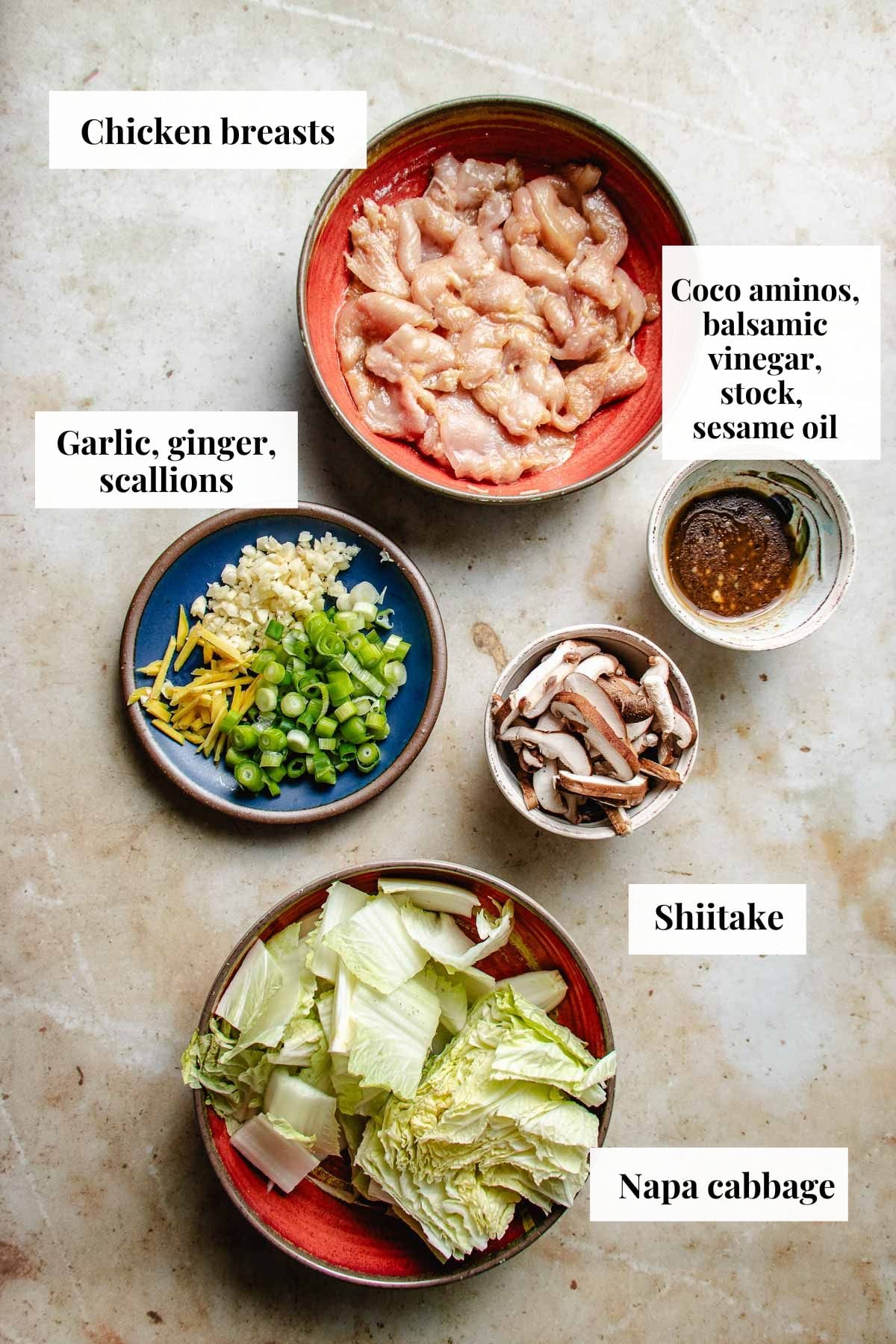 Chicken Napa Cabbage Stir Fry